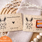 Druckvorlage Ostern Hasenküsschen – PDF Geschenkidee | DIY Ostergeschenk für Freunde, Familie & Kollegen | Süße Kleinigkeit zum Ausdrucken