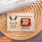 Druckvorlage Ostern Hasenküsschen – PDF Geschenkidee | DIY Ostergeschenk für Freunde, Familie & Kollegen | Süße Kleinigkeit zum Ausdrucken