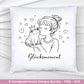 Handgezeichnete Mädchen Plotterdatei Bundle – Positive Sprüche SVG| Line Art | Geschenk Freundin | Cricut Silhouette | Laserdatei Pusteblume