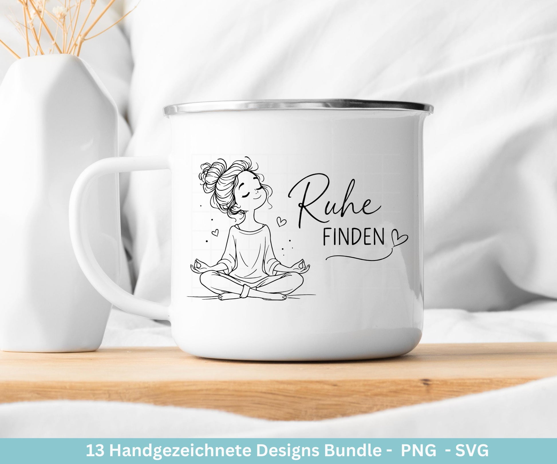 Positive Sprüche Mädchen SVG Bundle – Handgezeichnete Line Art Frauen | Plotterdatei Cricut | Laserdatei | Geschenk Freundin | Motivation