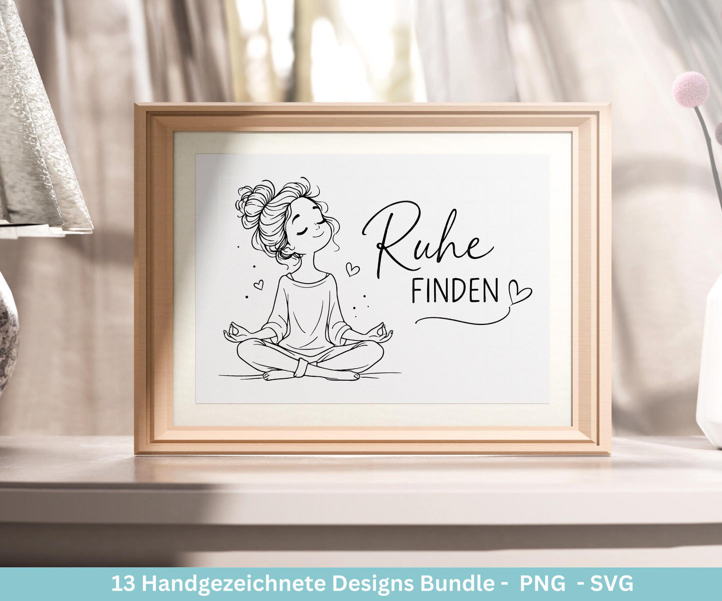 Positive Sprüche Mädchen SVG Bundle – Handgezeichnete Line Art Frauen | Plotterdatei Cricut | Laserdatei | Geschenk Freundin | Motivation