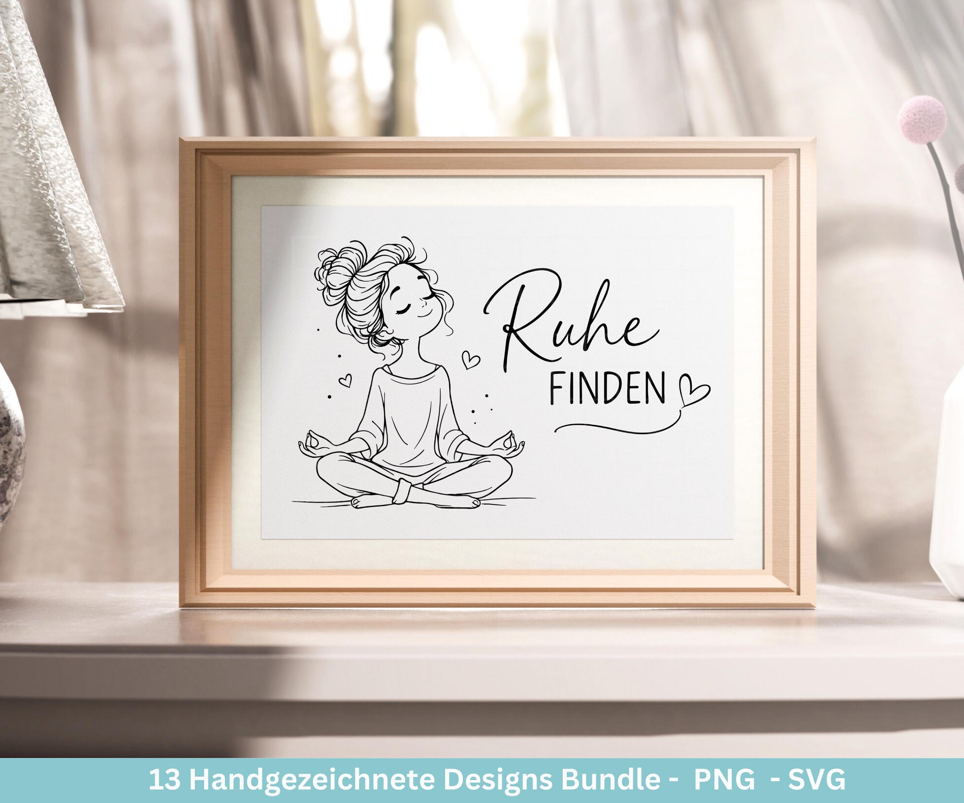 Positive Sprüche Mädchen SVG Bundle – Handgezeichnete Line Art Frauen | Plotterdatei Cricut | Laserdatei | Geschenk Freundin | Motivation