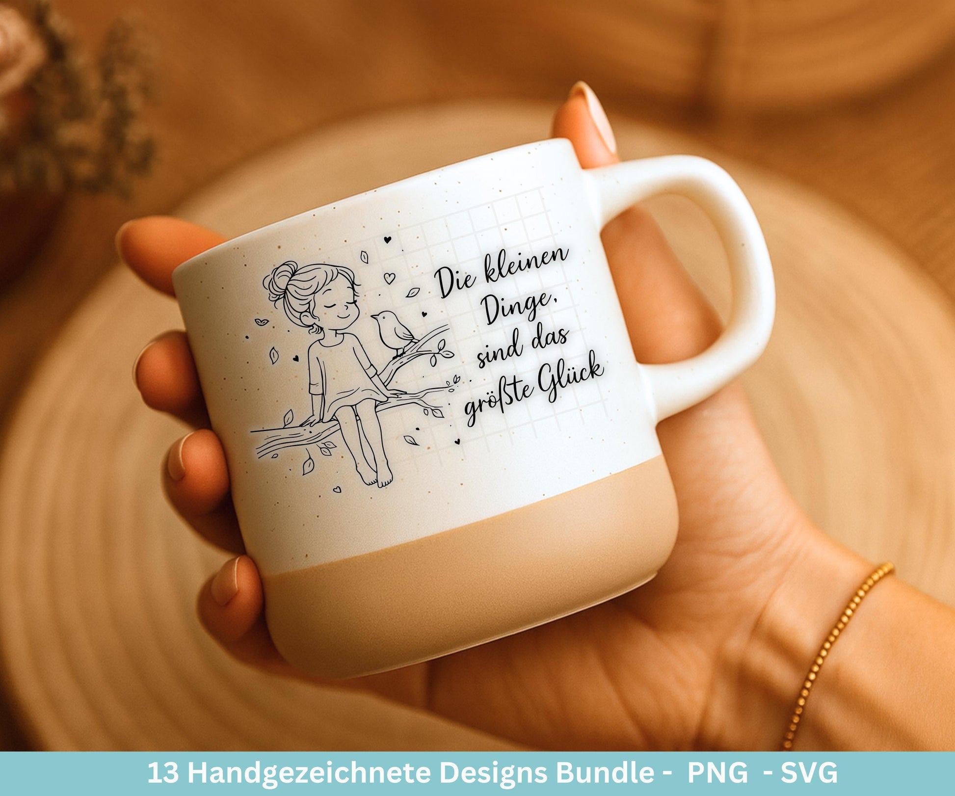 Positive Sprüche Mädchen SVG Bundle – Handgezeichnete Line Art Frauen | Plotterdatei Cricut | Laserdatei | Geschenk Freundin | Motivation