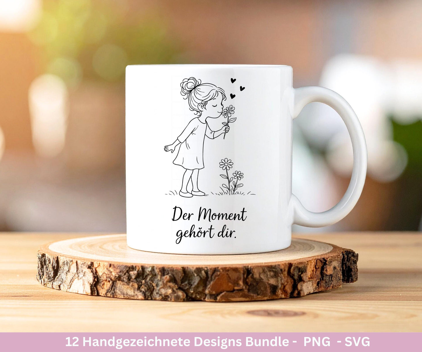 Positive Sprüche Mädchen SVG Bundle – Handgezeichnete Line Art Frauen | Plotterdatei Cricut | Laserdatei | Geschenk Freundin | Motivation