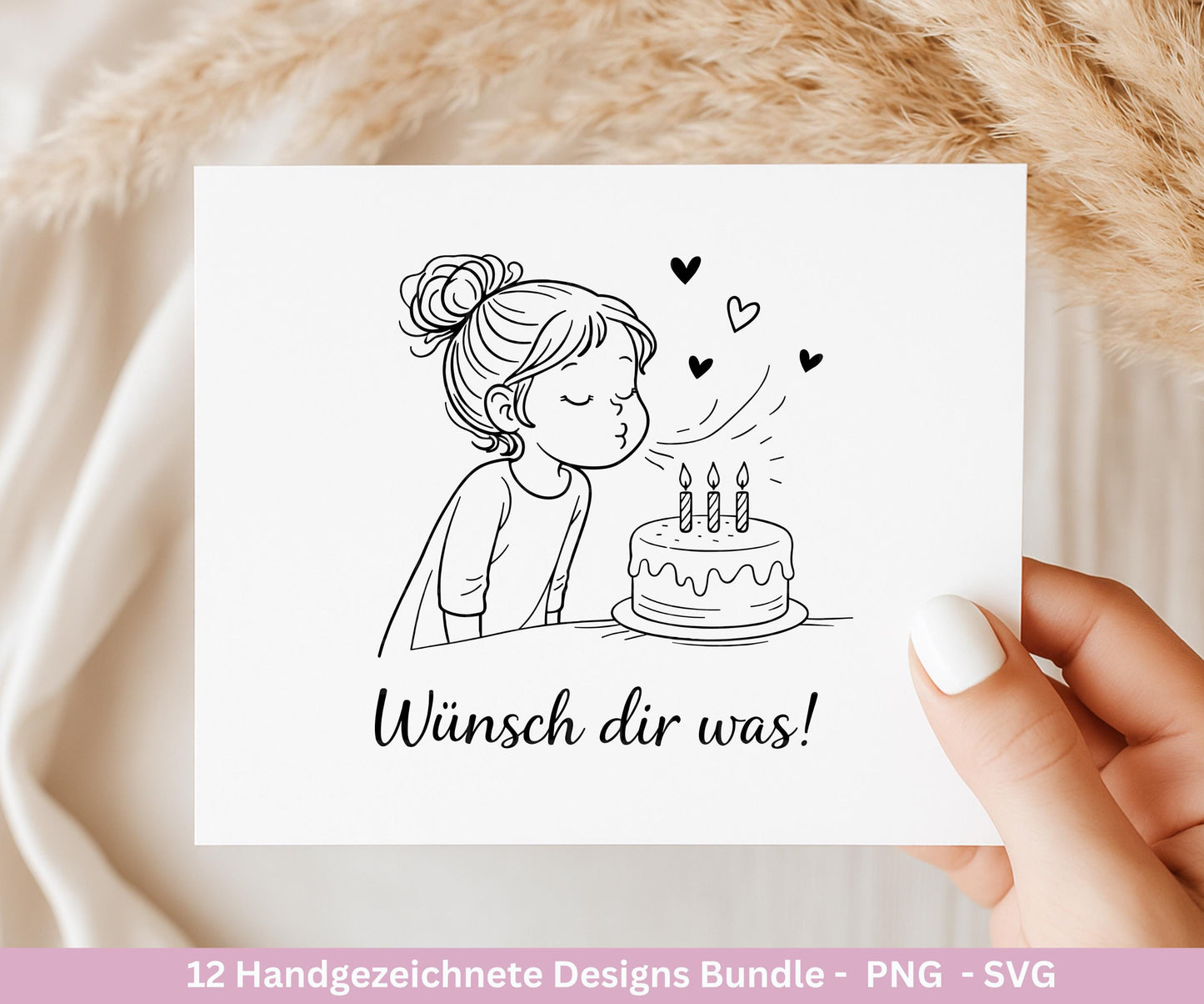 Positive Sprüche Mädchen SVG Bundle – Handgezeichnete Line Art Frauen | Plotterdatei Cricut | Laserdatei | Geschenk Freundin | Motivation