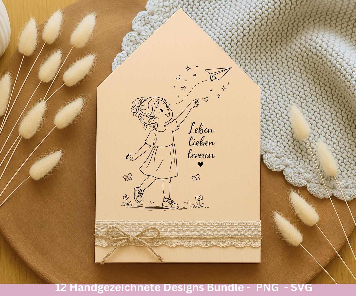 Positive Sprüche Mädchen SVG Bundle – Handgezeichnete Line Art Frauen | Plotterdatei Cricut | Laserdatei | Geschenk Freundin | Motivation