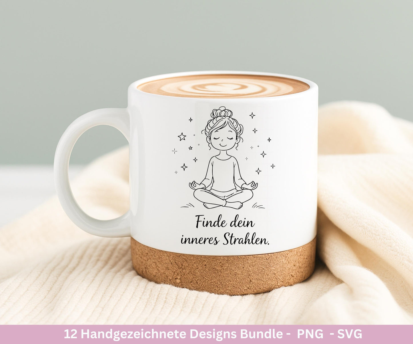 Positive Sprüche Mädchen SVG Bundle – Handgezeichnete Line Art Frauen | Plotterdatei Cricut | Laserdatei | Geschenk Freundin | Motivation