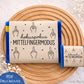 Schokoladen Banderole Druckvorlage – Lustiges Geschenk „Hokuspokus Mittelfinger Modus“ | PDF Printable Freundin | Verpackung Schokolade
