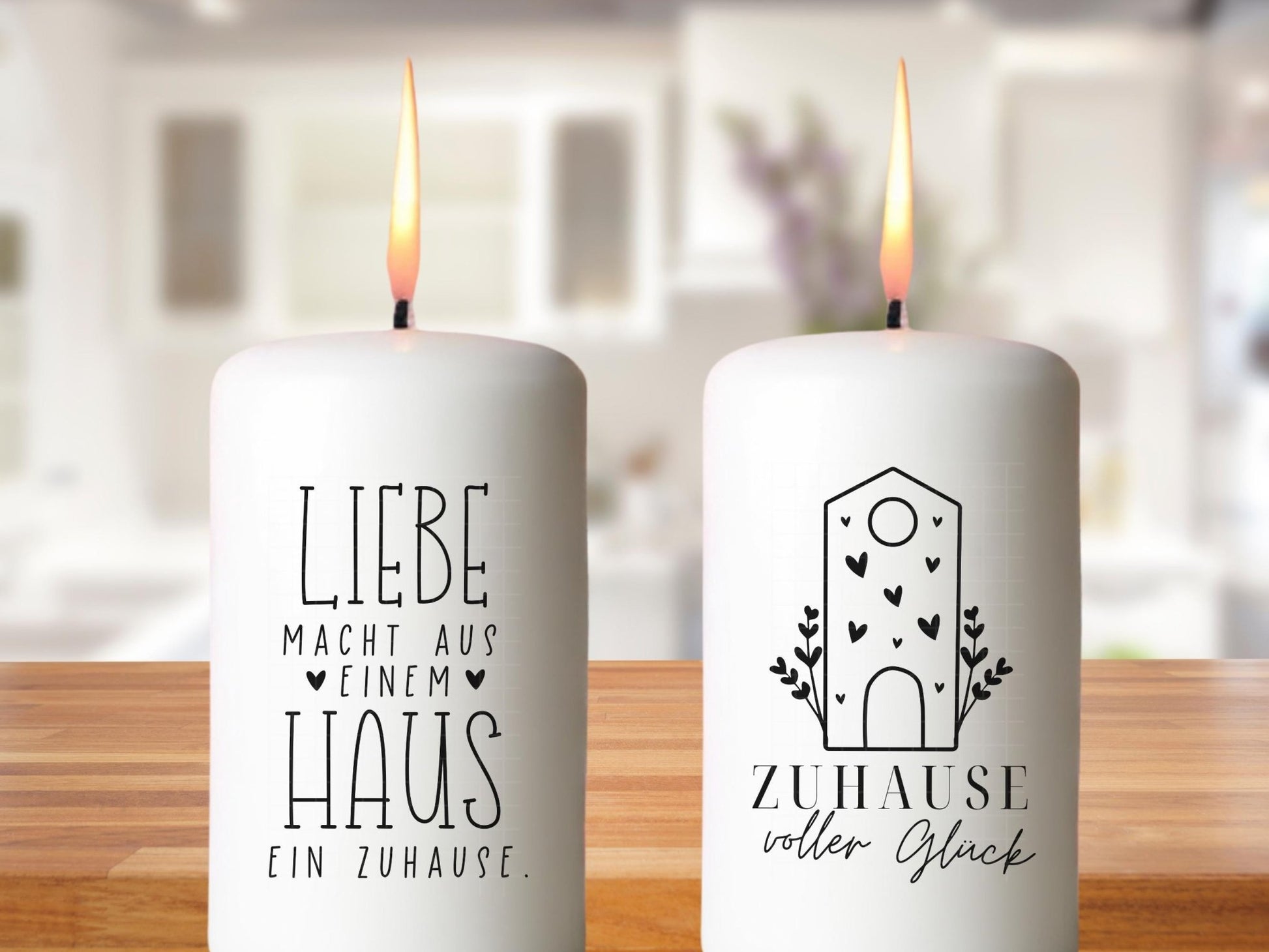 Kerzentattoo Vorlage Home - Rub ons Sticker Home - Willkommen Zuhause Kerzensticker - Raysin - Windlicht - Kerzenglas - Stumpenkerzen Home - EmidaDesign