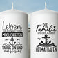 Maritime Kerzen PDF Vorlage - Kerzen Tattoo Vorlage Stumpenkerze - Kerzen selbst gestalten - Kerzensticker Ahoi - Heimathafen Moin Kerzen - EmidaDesign