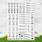 Ostern Kerzen PDF Vorlage - Kerzentattoo Kerzensticker - Frohe Ostern - Osterkerzen Geschenk - Kerzen gestalten Ostern - Geschenk DIY - EmidaDesign