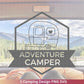 Plotterdatei Camper Svg , Plotterdatei Wohnwagen, Urlaub Camping Sprüche, Schriftzüge Camper Sprüche, Wanderlust svg , Camper svg, Berglust