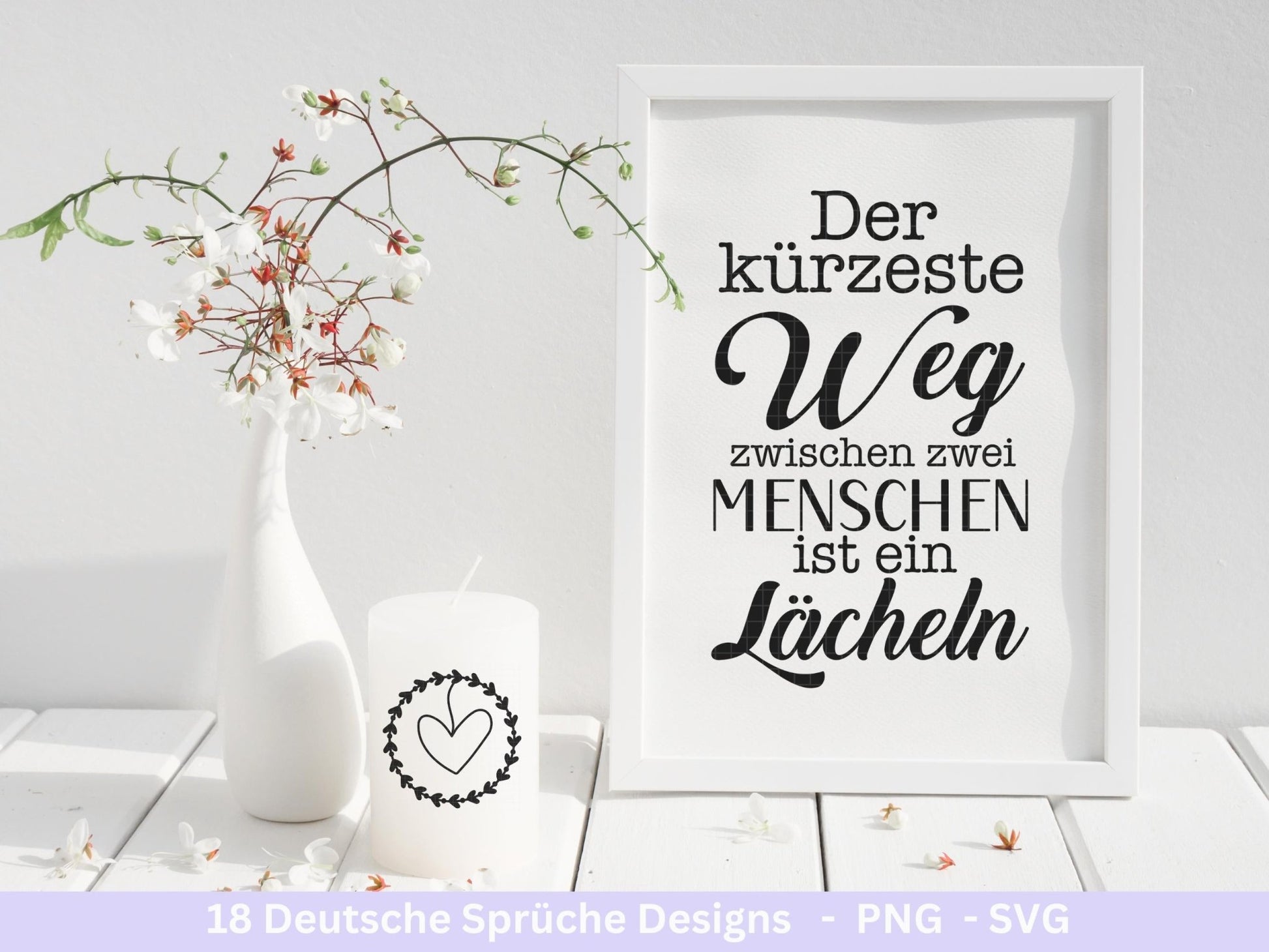 Plotterdatei Danke - Best Friends Svg Bundle - Cricut Silhouette - Lieblingsmensch Svg - Schön dass es dich gibt - Deutsche Sprüche svg - EmidaDesign