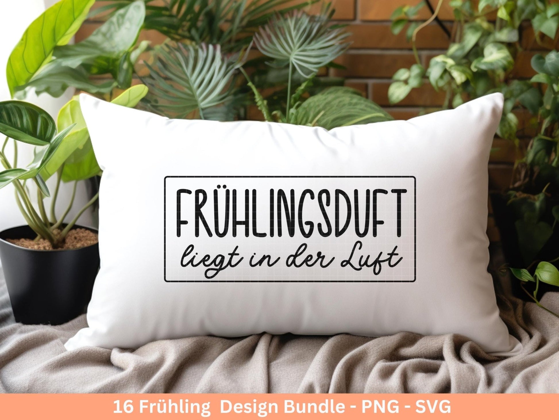 Plotterdatei Frühling - Hallo Frühling - Laserdatei Frühling - Cricut Svg - Ostern Svg - Willkommen svg - Laserdatei Häuser - Frühling Svg - EmidaDesign