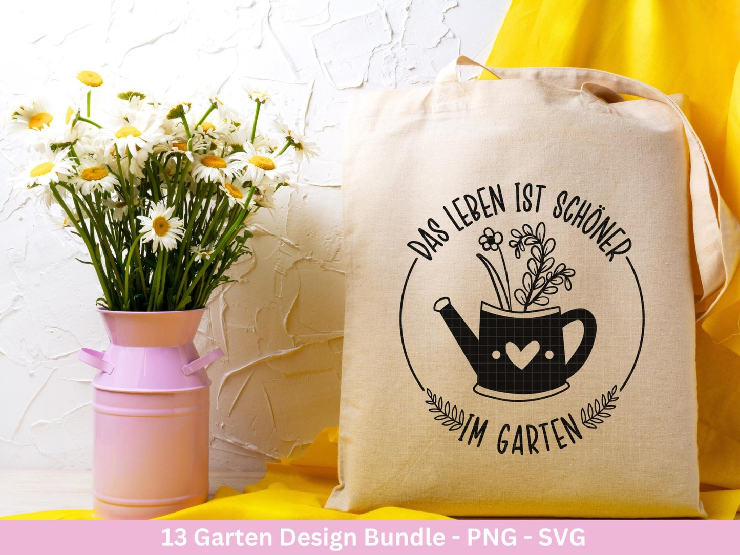 Plotterdatei Garten - Gartendeko - Frühling svg - Blumen svg - Lieblingsplatz - Schubkarre - Gartengeschenke - Cricut svg - Gartenlicht - EmidaDesign