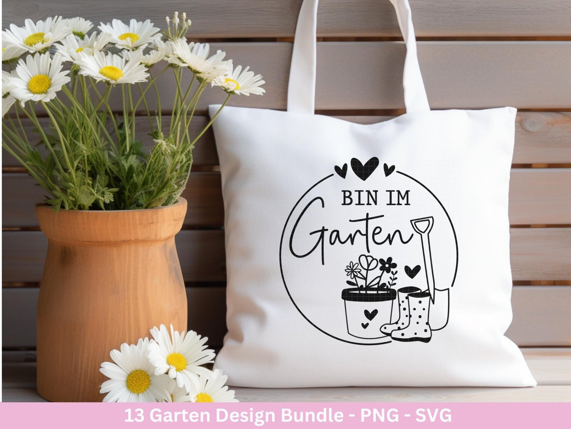 Plotterdatei Garten - Gartendeko - Frühling svg - Blumen svg - Lieblingsplatz - Schubkarre - Gartengeschenke - Cricut svg - Gartenlicht - EmidaDesign