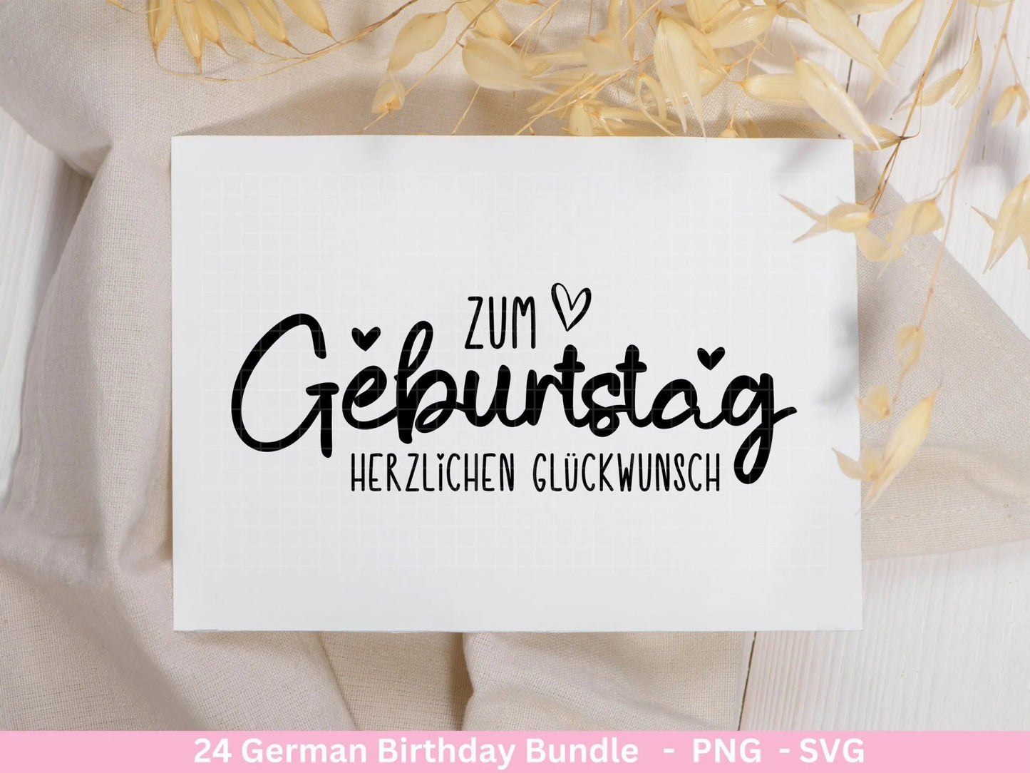 German Geburtstag Plotterdatei Bundle svg - Geburtstagssprüche deutsch - Geburtstag Cricut Silhouette - Geburtstag Schriftzüge - Digistamp