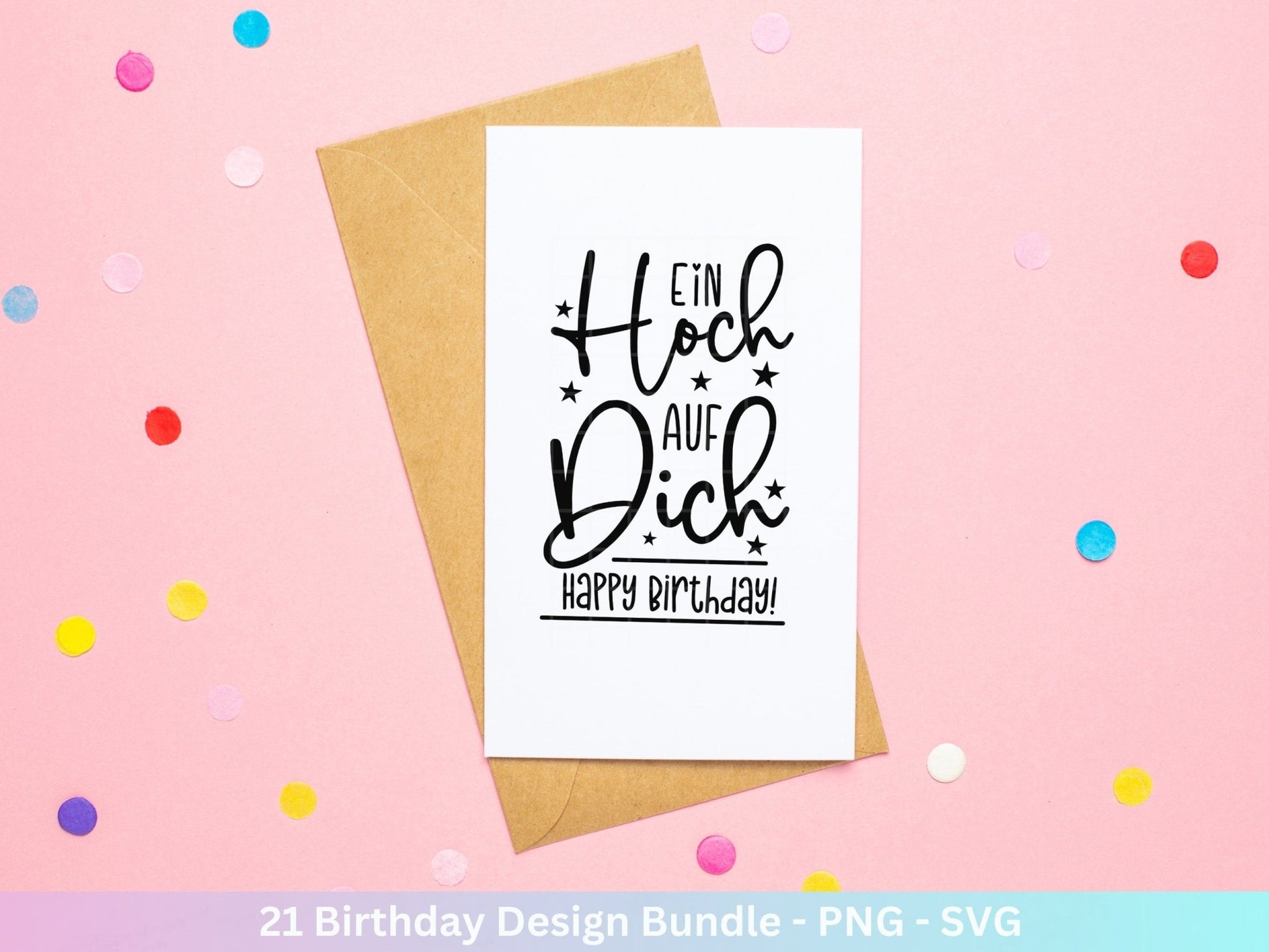 Plotterdatei Geburtstag - Geburtstags - Svg - Bundle - Geburtstagssprüche svg - Geburtstag Cricut Silhouette - Glücksstern - Geburtstag Clipart - EmidaDesign