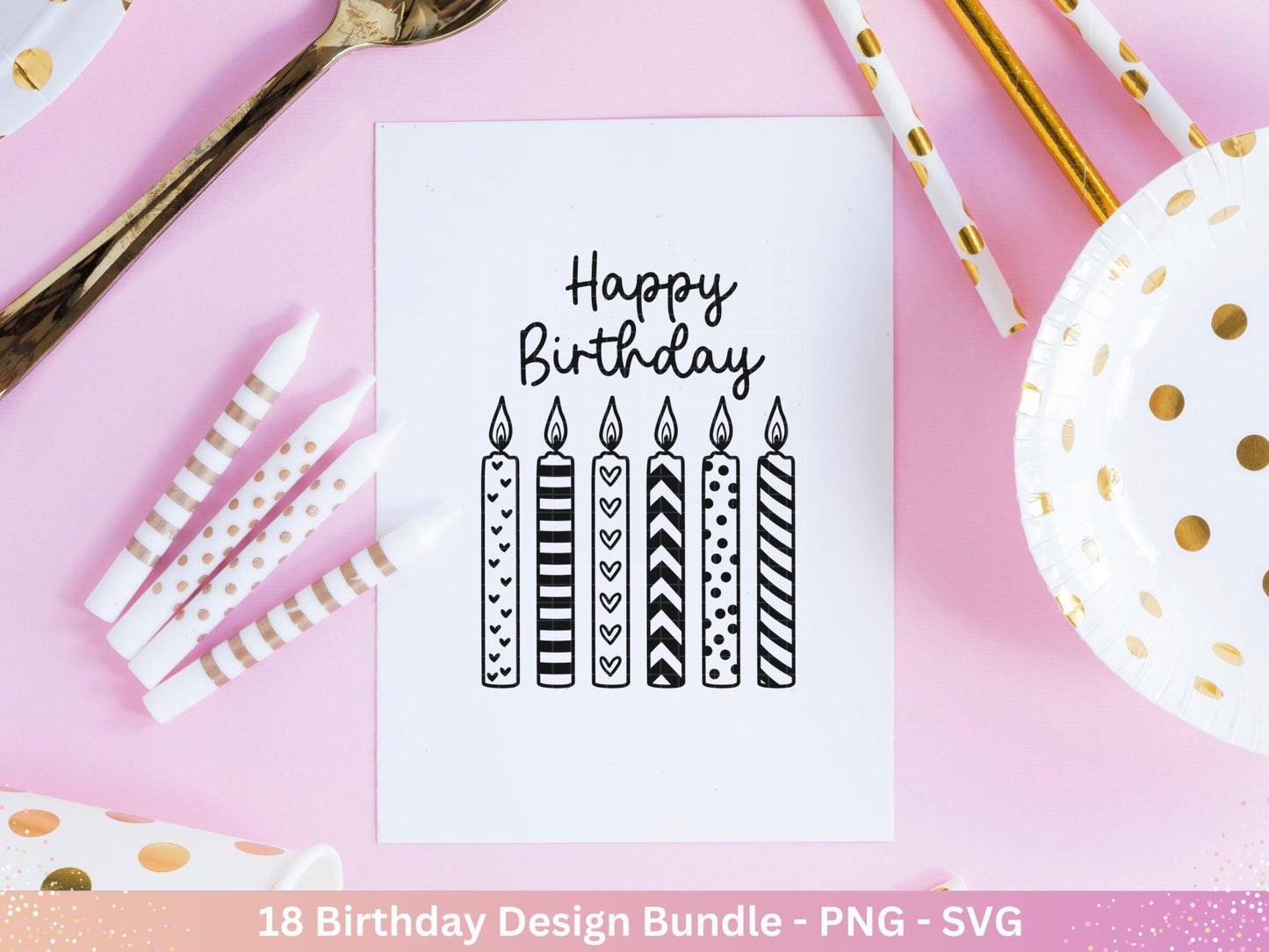 Plotterdatei Geburtstag - Geburtstagssprüche svg - Geburtstag svg - Cricut Silhouette - Geburtstag Schriftzüge - Digistamp - Laserdatei - EmidaDesign