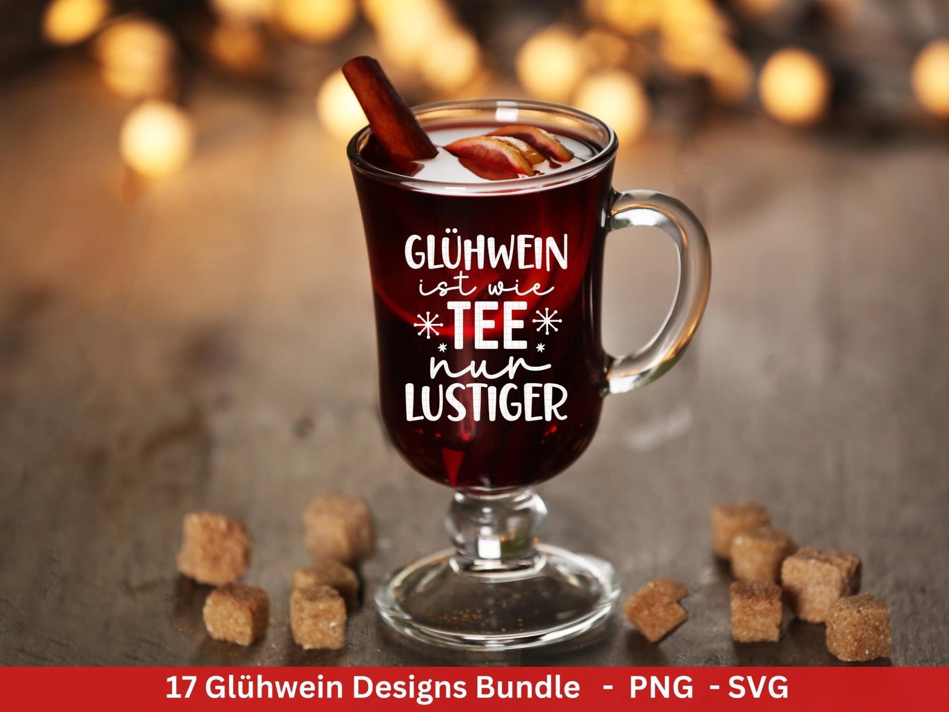 Plotterdatei Glühwein - Glühwein Tassen Sprüche - Glühwein Schriftzüge - Plotterdatei Weihnachten - Laserdatei Glühwein - Cricut Silhouette - EmidaDesign