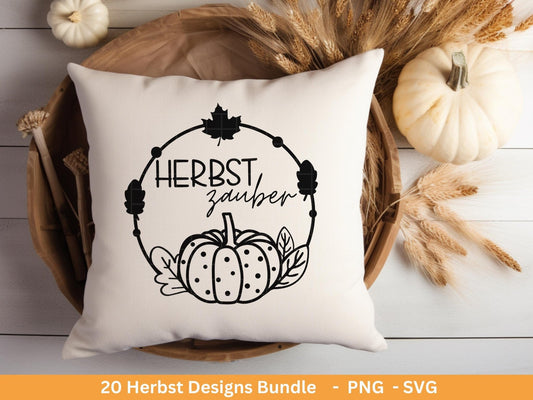 Plotterdatei Herbst - Herbst svg - Hallo Herbst - Herbstzauber svg - Laserdatei Herbst - Kürbis svg - Igel svg - Pilz svg - Herbstsprüche - EmidaDesign