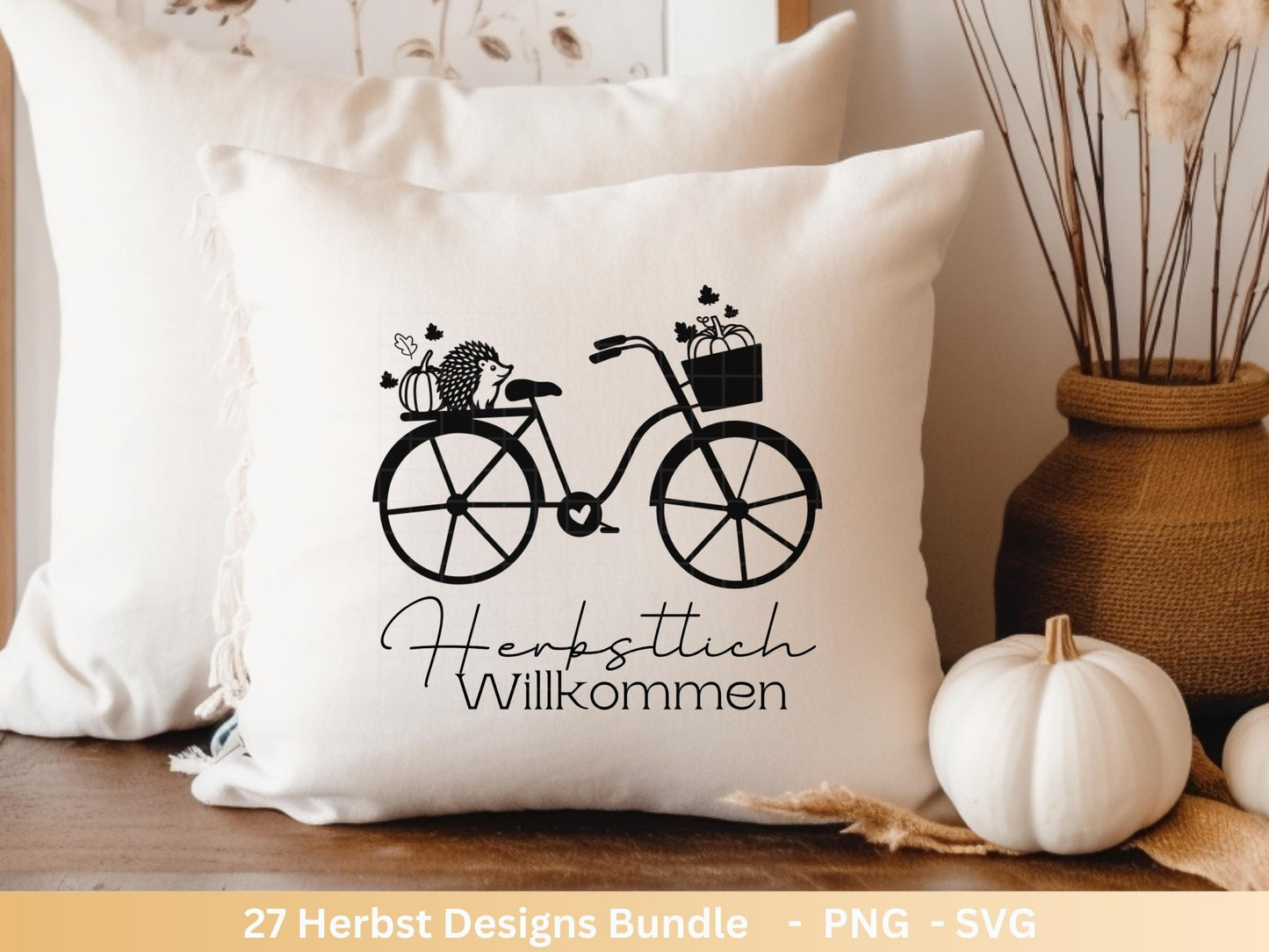 Plotterdatei Herbst - Herbst svg - Hallo Herbst - Herbstzauber svg - Laserdatei Herbst - Kürbis svg - Igel svg - Pilz svg - Herbstsprüche - EmidaDesign