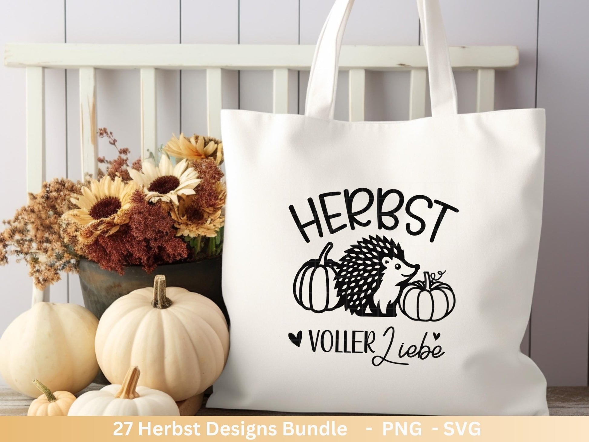 Plotterdatei Herbst - Herbst svg - Hallo Herbst - Herbstzauber svg - Laserdatei Herbst - Kürbis svg - Igel svg - Pilz svg - Herbstsprüche - EmidaDesign