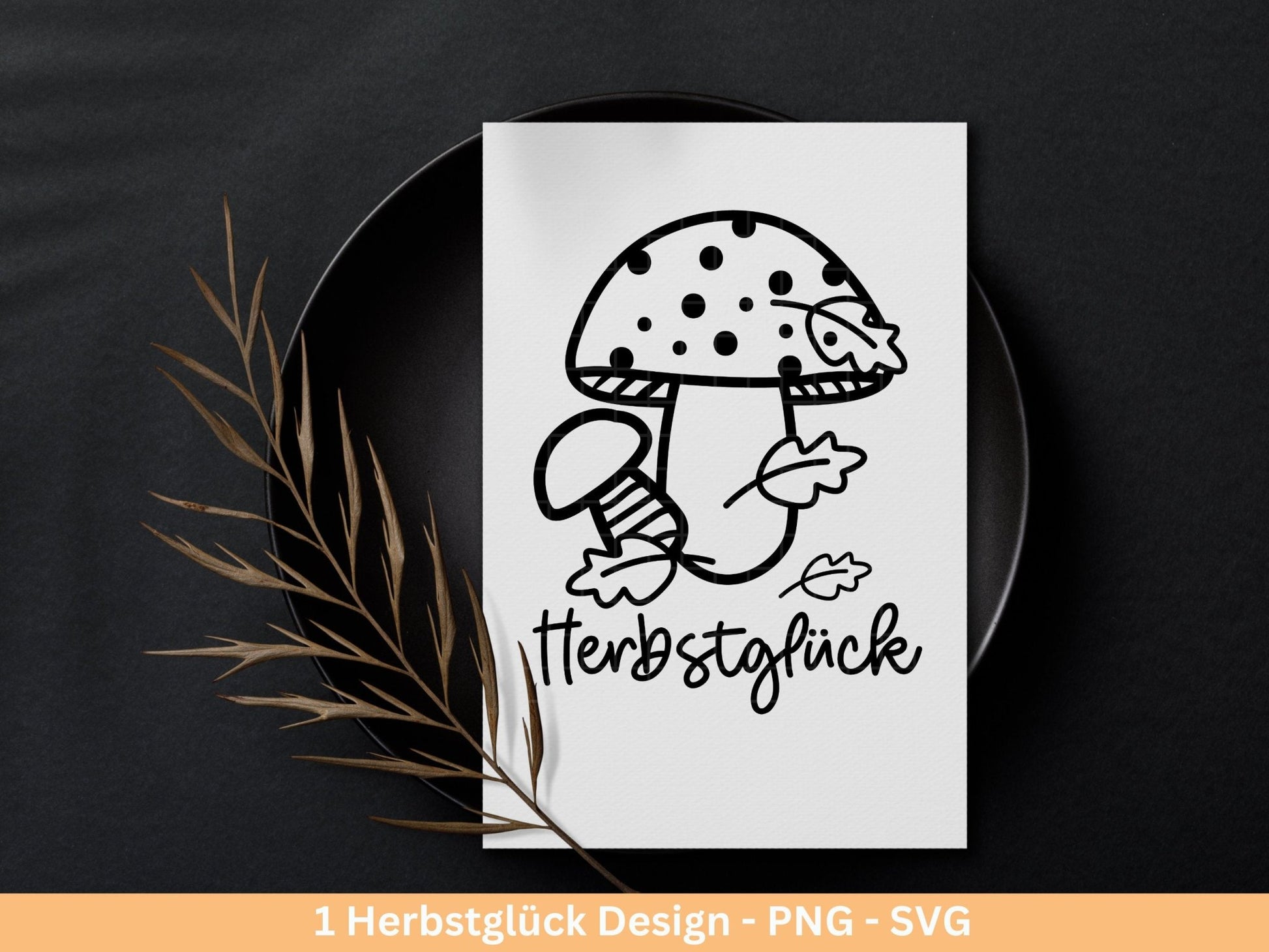 Plotterdatei Herbst svg - Herbstlich Willkommen - Cricut Silhouette - Herbstglück svg - Herbstzauber - Herbstgrüße - Laserdatei Herbst - EmidaDesign