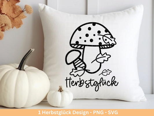 Plotterdatei Herbst svg - Herbstlich Willkommen - Cricut Silhouette - Herbstglück svg - Herbstzauber - Herbstgrüße - Laserdatei Herbst - EmidaDesign