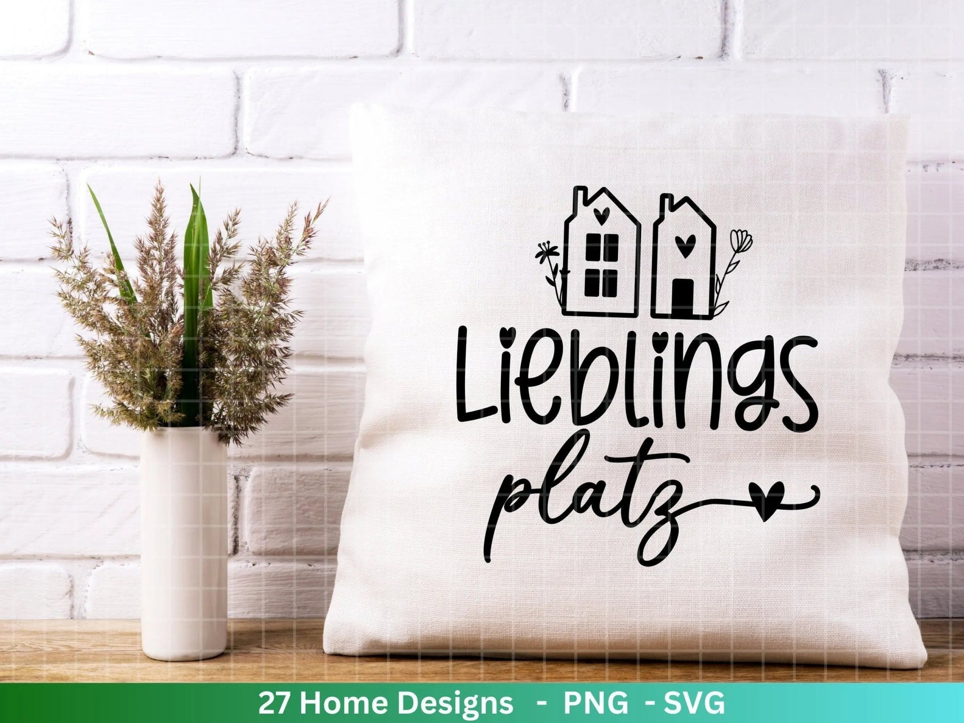 Plotterdatei Home svg - Zuhause Schriftzug Sprüche svg - Clipart Plotterdatei Deutsch - Cricut Silhouette Studio Plotterdatei - digital