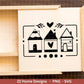 Plotterdatei Home svg - Zuhause Schriftzug Sprüche svg - Clipart Plotterdatei Deutsch - Cricut Silhouette Studio Plotterdatei - digital