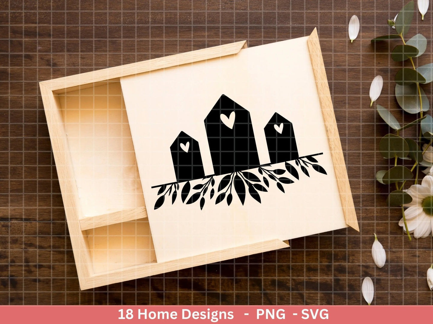 Plotterdatei Home svg - Zuhause Schriftzug Sprüche svg - Clipart Plotterdatei Deutsch - Cricut Silhouette Studio Plotterdatei - digital