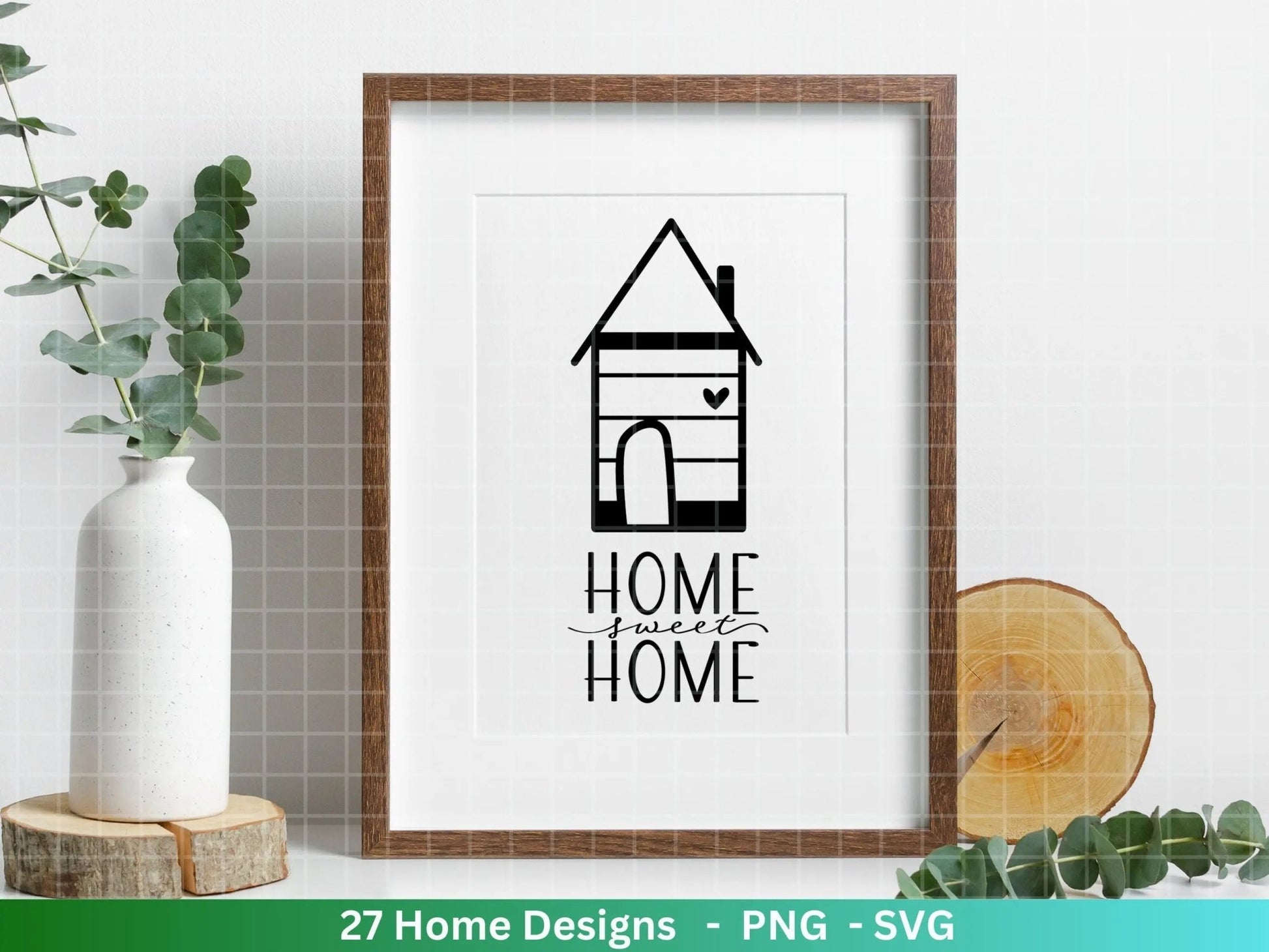 Plotterdatei Home svg - Zuhause Schriftzug Sprüche svg - Clipart Plotterdatei Deutsch - Cricut Silhouette Studio Plotterdatei - digital