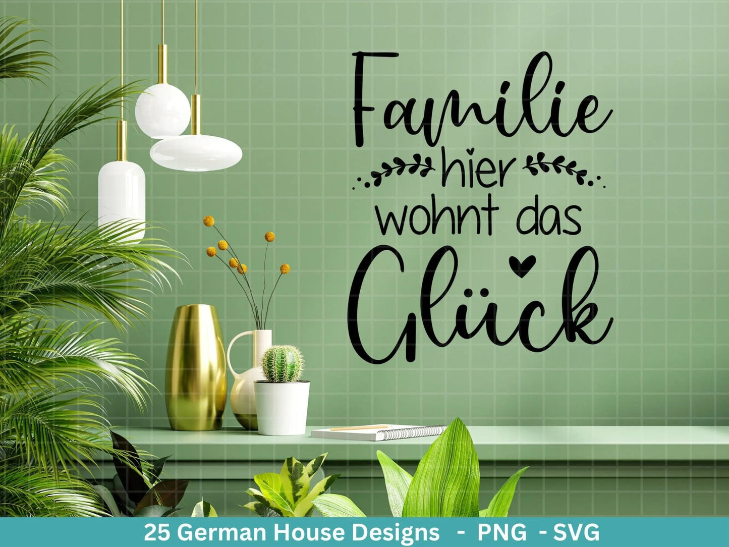 Plotterdatei Home svg - Zuhause Schriftzug Sprüche svg - Clipart Plotterdatei Deutsch - Cricut Silhouette Studio Plotterdatei - digital