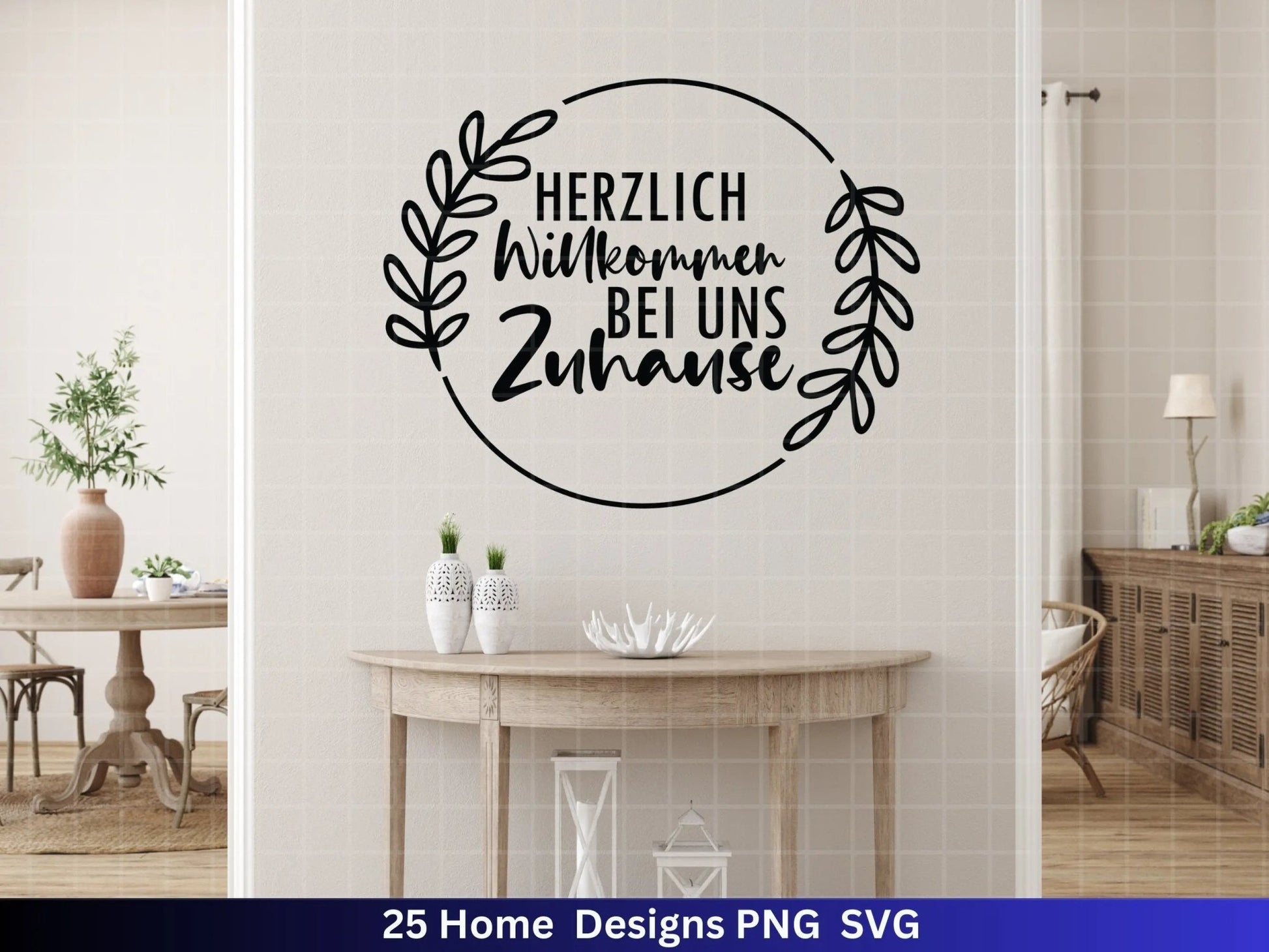 Plotterdatei Home svg - Zuhause Schriftzug Sprüche svg - Clipart Plotterdatei Deutsch - Cricut Silhouette Studio Plotterdatei - digital