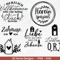 Plotterdatei Home svg - Zuhause Schriftzug Sprüche svg - Clipart Plotterdatei Deutsch - Cricut Silhouette Studio Plotterdatei - digital