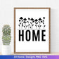 Plotterdatei Home svg - Zuhause Schriftzug Sprüche svg - Clipart Plotterdatei Deutsch - Cricut Silhouette Studio Plotterdatei - digital