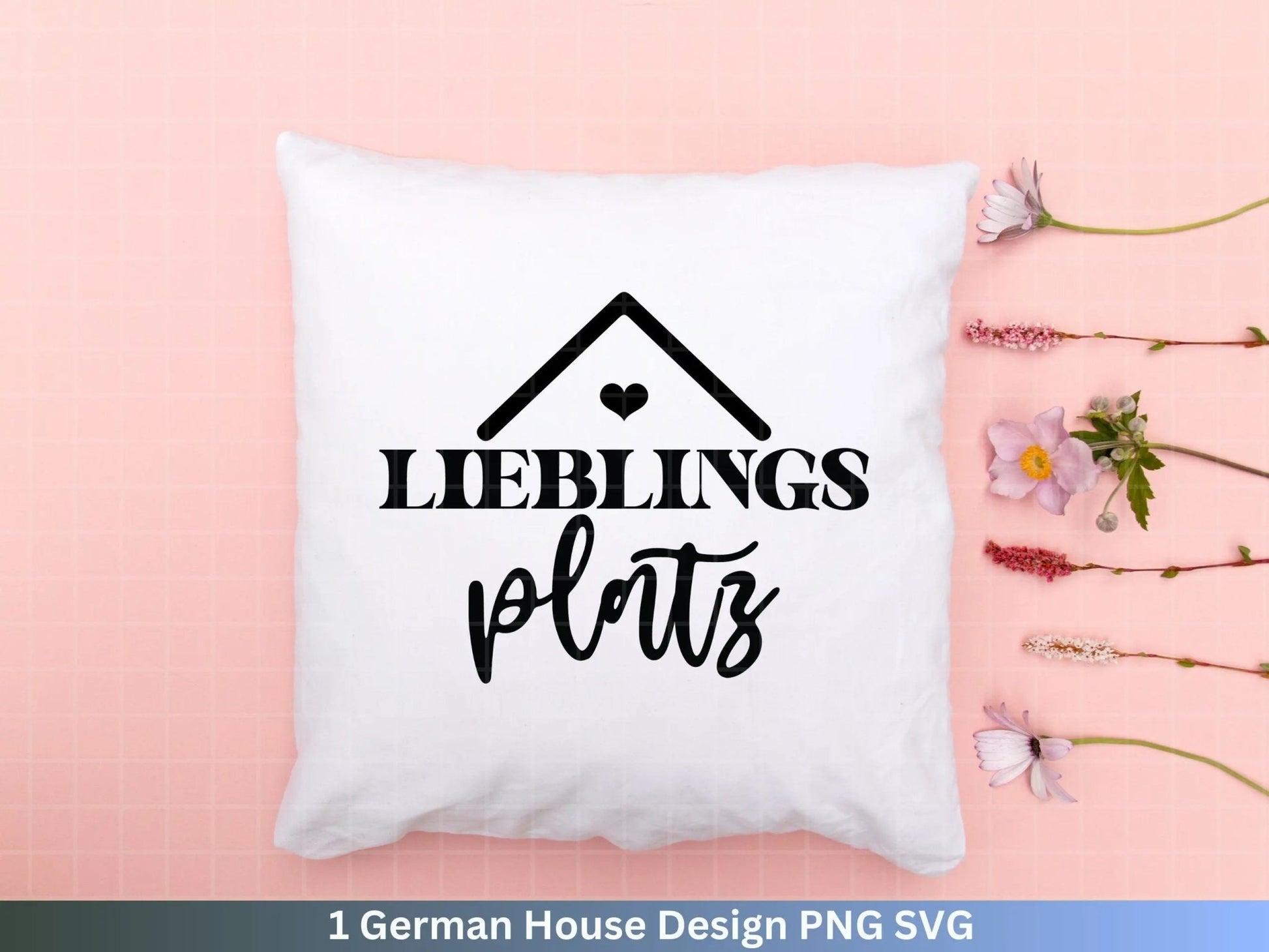 Plotterdatei Home svg - Zuhause Schriftzug Sprüche svg - Clipart Plotterdatei Deutsch - Cricut Silhouette Studio Plotterdatei - digital