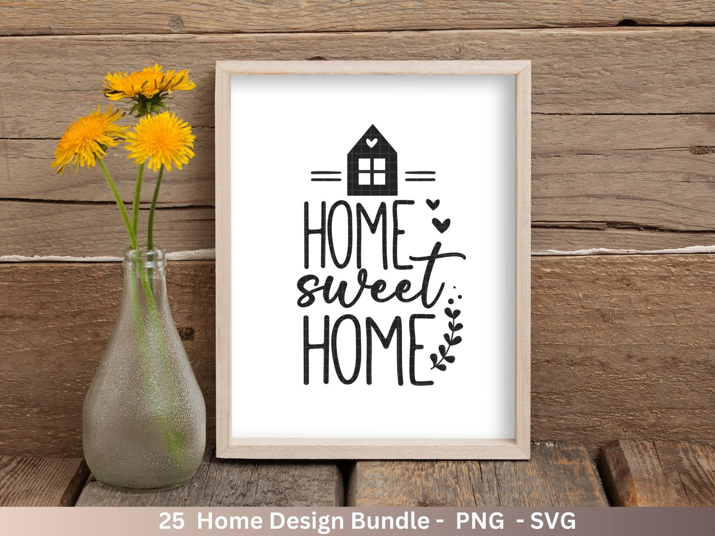 Plotterdatei Home svg - Zuhause Schriftzug Sprüche svg - Clipart Plotterdatei Deutsch - Cricut Silhouette Studio Plotterdatei - digital - EmidaDesign