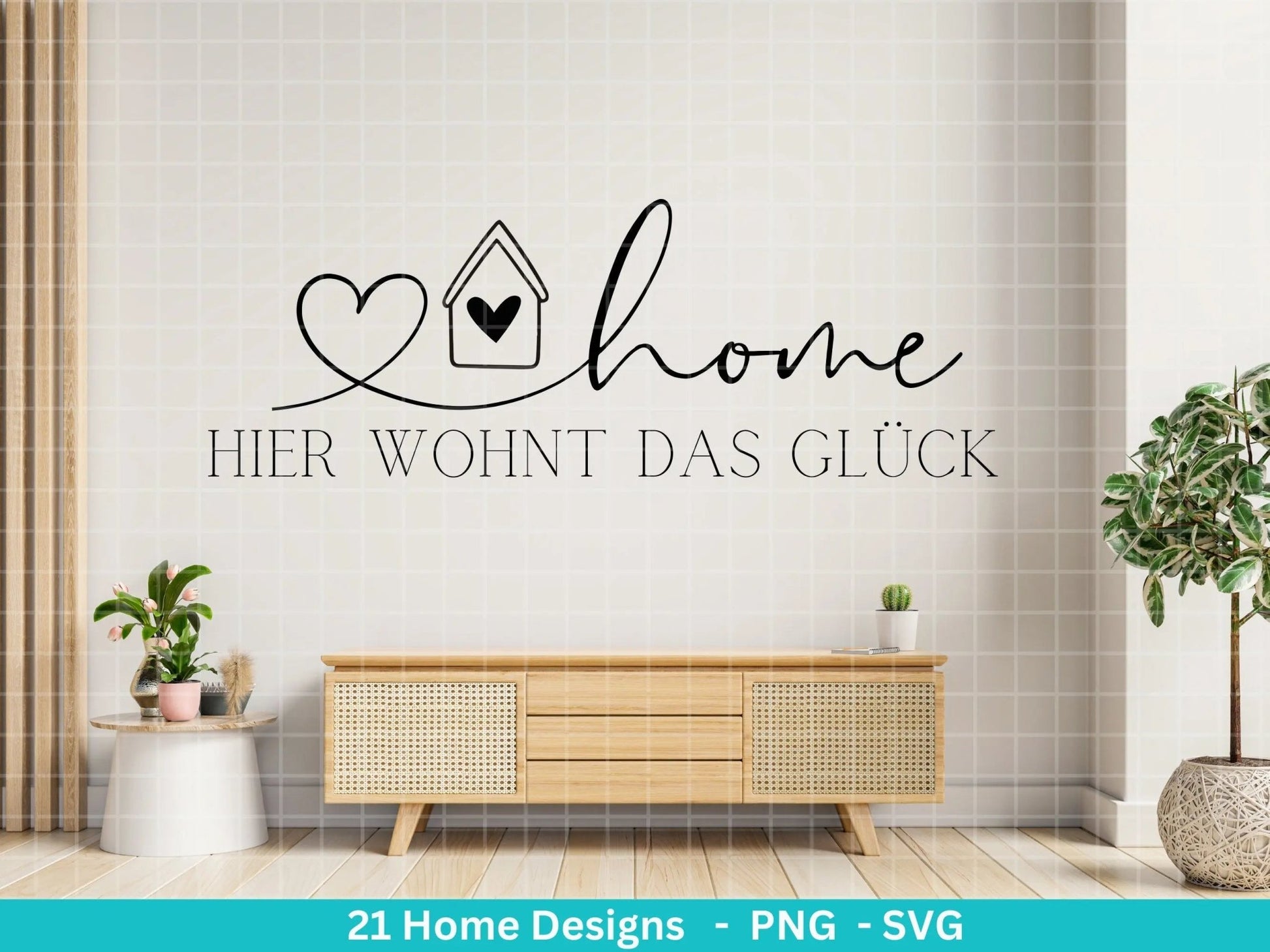 Plotterdatei Home svg - Zuhause Schriftzug Sprüche svg - Clipart Plotterdatei Deutsch - Cricut Silhouette Studio Plotterdatei - digital