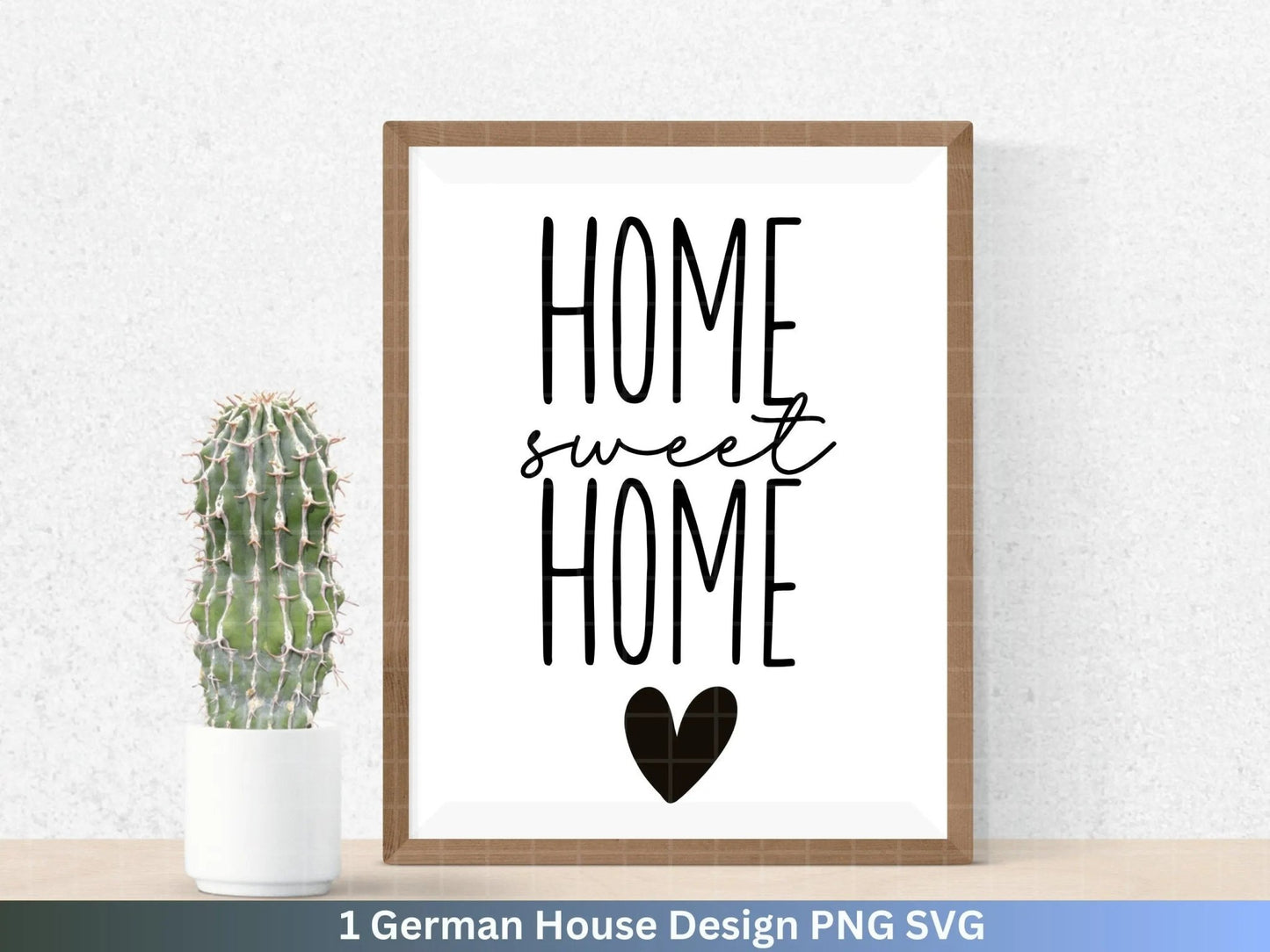 Plotterdatei Home svg - Zuhause Schriftzug Sprüche svg - Clipart Plotterdatei Deutsch - Cricut Silhouette Studio Plotterdatei - digital