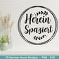 Plotterdatei Home svg - Zuhause Schriftzug Sprüche svg - Clipart Plotterdatei Deutsch - Cricut Silhouette Studio Plotterdatei - digital