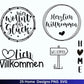 Plotterdatei Home svg - Zuhause Schriftzug Sprüche svg - Clipart Plotterdatei Deutsch - Cricut Silhouette Studio Plotterdatei - digital