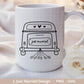 Plotterdatei just married Svg Png - Hochzeitsauto svg - Bulli - Heirat - Geschenk Ehe - Flitterwochen - Liebe Cricut Silhouette Studio svg - EmidaDesign