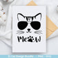 Plotterdatei Katze und Mond Phasen - Magische Katze svg, Magische Illustration svg - Katze Plotterdatei - Boho svg - Katzen SVG Bundle - EmidaDesign