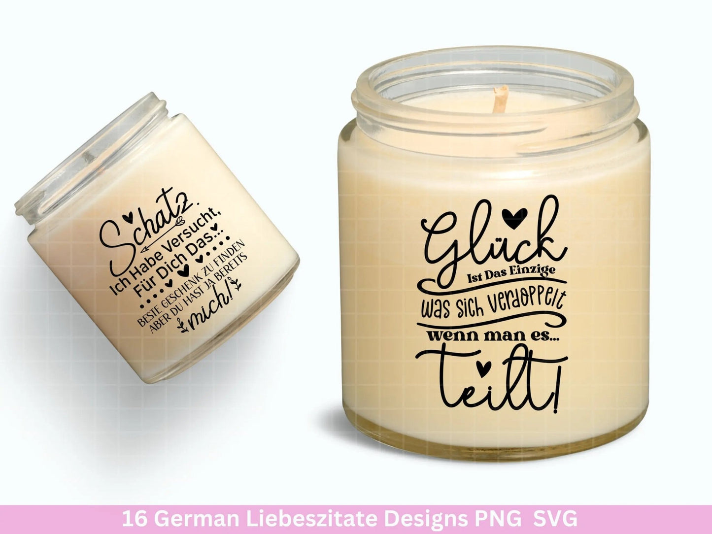 Plotterdatei Liebe Zitate Deutsch Svg - Liebling Herz Svg - Liebe svg - Cricut Silhouette Bundle - ich Liebe dich Clipart - Liebe Bundle - EmidaDesign