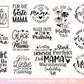 Plotterdatei Muttertag - Mama svg - Deutsche Sprüche - Herz svg - Plotterdatei Mama - Cricut svg - Laserdatei Muttertag - Geschenk Mama - EmidaDesign