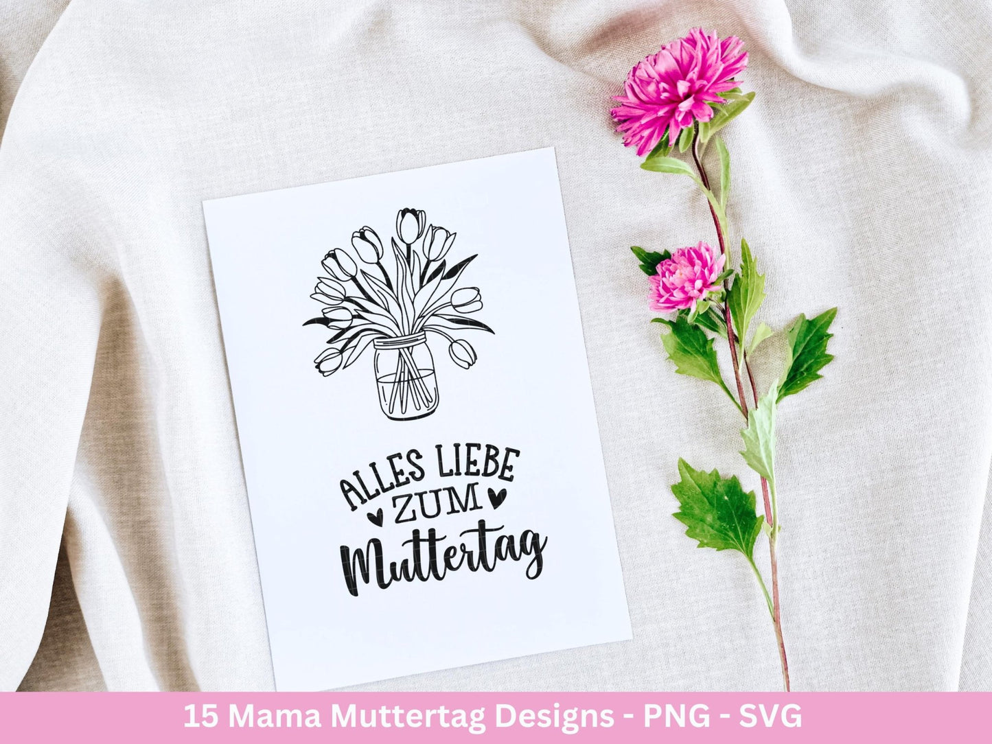 Plotterdatei Muttertag - Mama svg - Deutsche Sprüche - Herz svg - Plotterdatei Mama - Cricut svg - Laserdatei Muttertag - Geschenk Mama - EmidaDesign