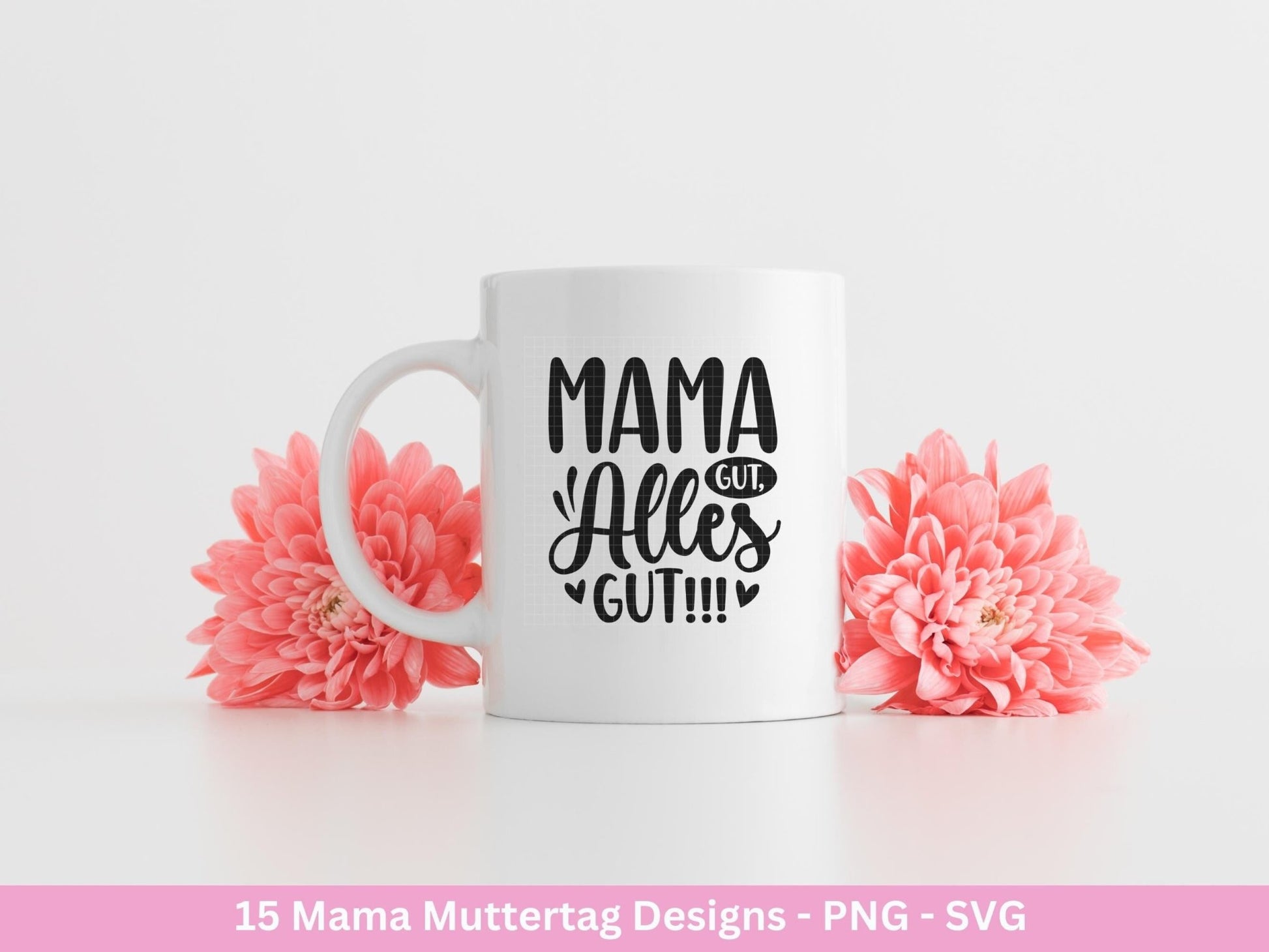 Plotterdatei Muttertag - Mama svg - Deutsche Sprüche - Herz svg - Plotterdatei Mama - Cricut svg - Laserdatei Muttertag - Geschenk Mama - EmidaDesign