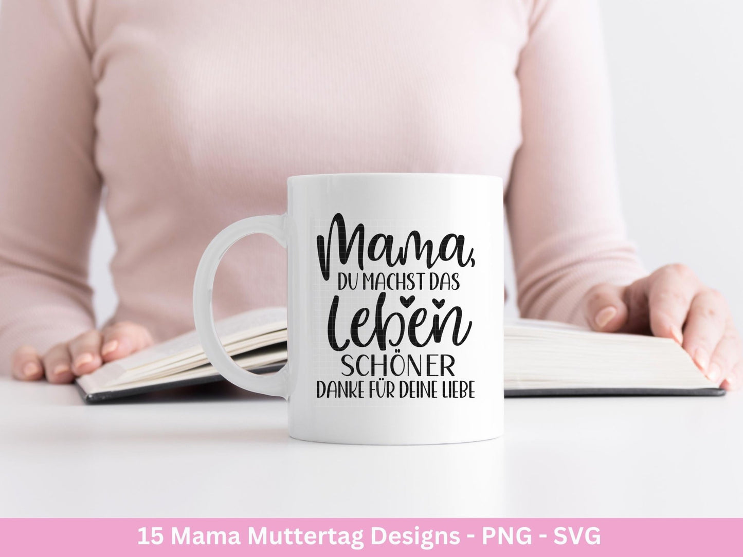 Plotterdatei Muttertag - Mama svg - Deutsche Sprüche - Herz svg - Plotterdatei Mama - Cricut svg - Laserdatei Muttertag - Geschenk Mama - EmidaDesign